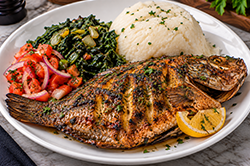Zambezi Bream Plate